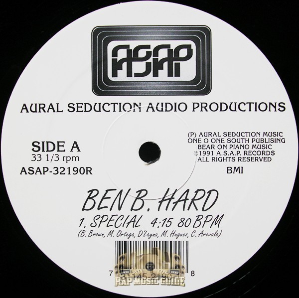 Ben B. Hard - Special: Single. Record | Rap Music Guide